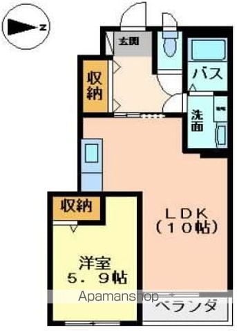ウィスターリアの間取り写真