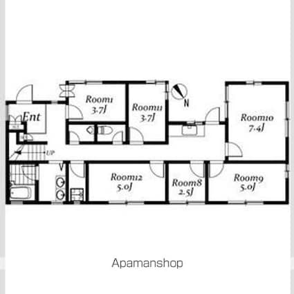 ｒｏｏｍーｉｎｇ南青山[1R/12m2]の間取図