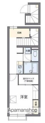 レオパレスグランドゥールレイナ[1K/28.02m2]の間取図