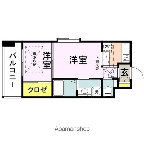 エステートモア天神の間取り写真