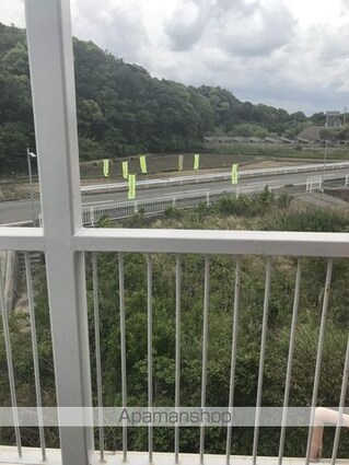 溝口アパート[2K/38.3m2]のバルコニー