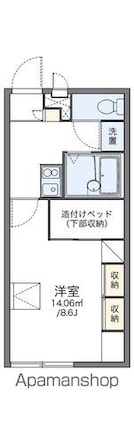 レオパレス木屋[1K/23.18m2]の間取図