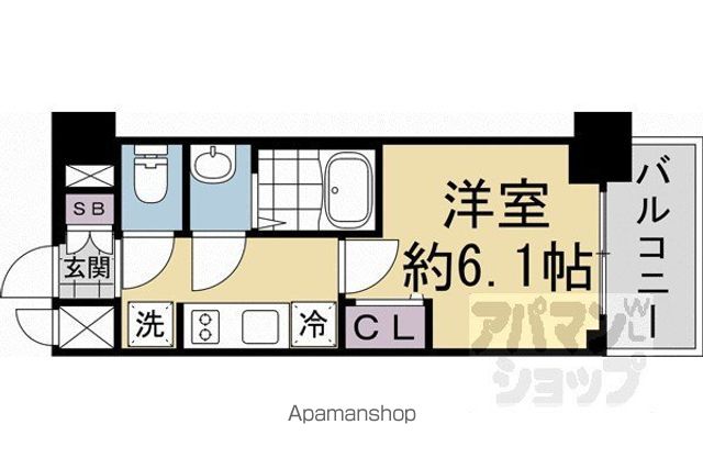 プレサンス THE KYOTO 吉祥院の間取り写真