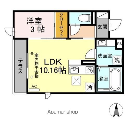 モンテベール南風の間取り