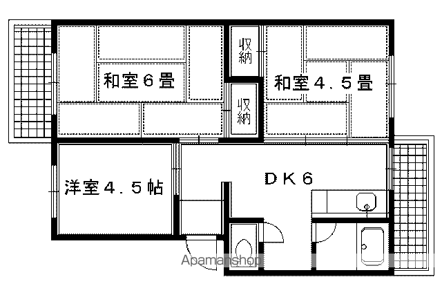 花園マンションの間取り写真