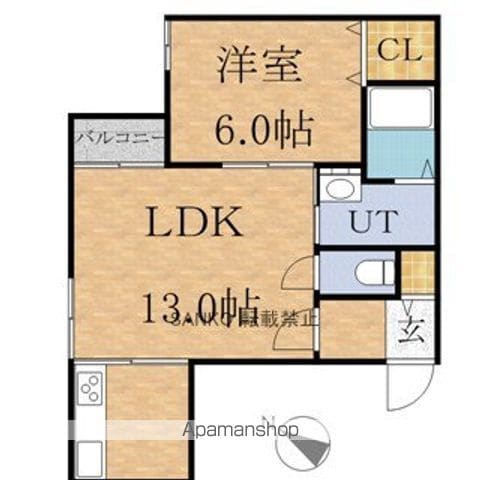 レストシティ北7条の間取り写真