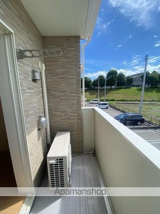 ポムドテールＴⅡ[2LDK/55.35m2]のバルコニー