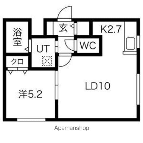 クラリス白石中央の間取り写真