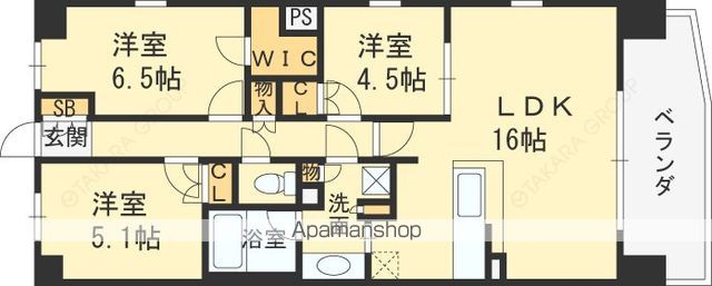 SーFORT大阪同心の間取り写真