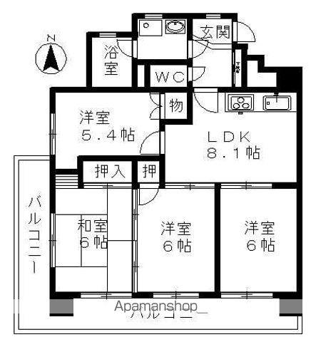 ライオンズマンション尾頭橋の間取り写真
