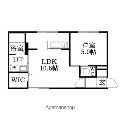 ラフレーズ学園前の間取り写真