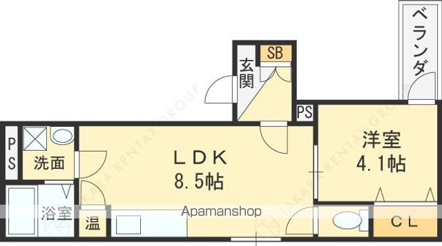 GRANDIR瓢箪山の間取り写真