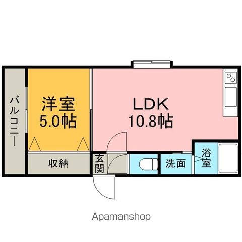 クリスタル北24条の間取り写真