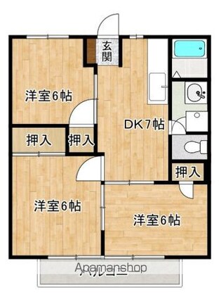 ニューシティ久保田[3DK/52.17m2]の内装10