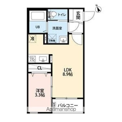 ｒｏｂｏｔ　ｈｏｍｅ　上飯田東町[1LDK/30.54m2]の間取図
