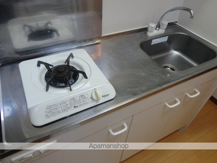 東京都目黒区東が丘１丁目[1K/16.83m2]のキッチン