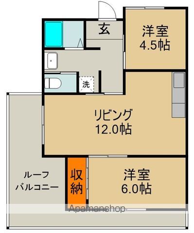 サバービア581の間取り写真