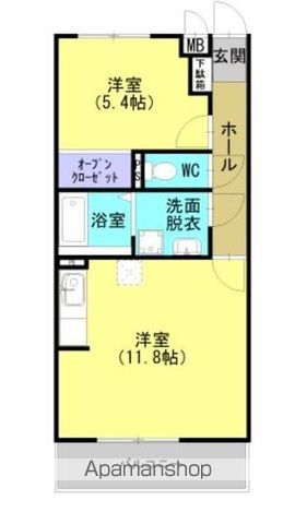 クレスト郡山の間取り写真