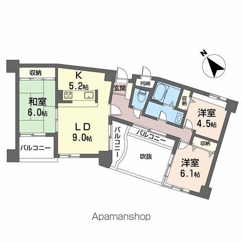 コーラルタウン元宇品の間取り写真