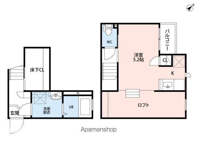 ＣＢヴィレッタししぶ駅前の間取り