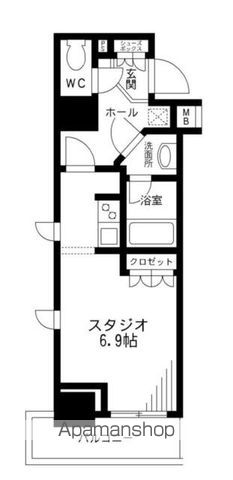 レジディア九段下の間取り