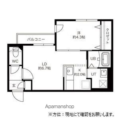 ENCHANーTHE環状通東の間取り写真
