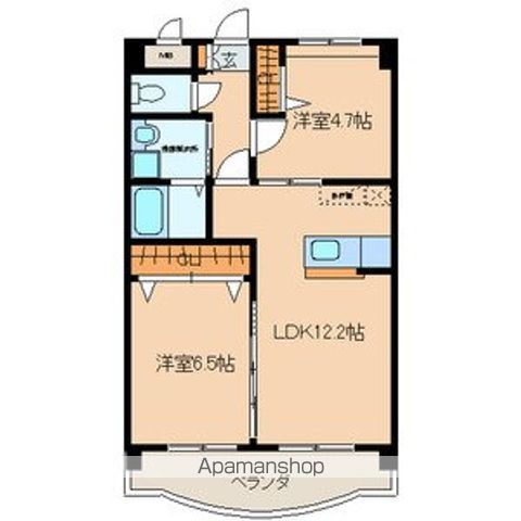 福岡市東区奈多のマンションの間取り