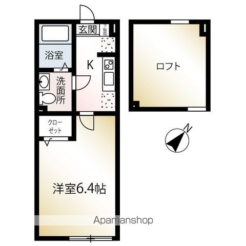 ＭＱＵＡＲＴＯ新検見川 105 ｜ 千葉県千葉市花見川区南花園１丁目25-10（賃貸アパート1K・1階・19.87㎡） その2