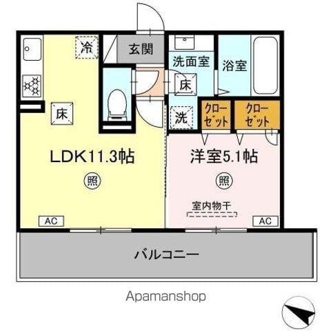 CIEL B棟の間取り写真