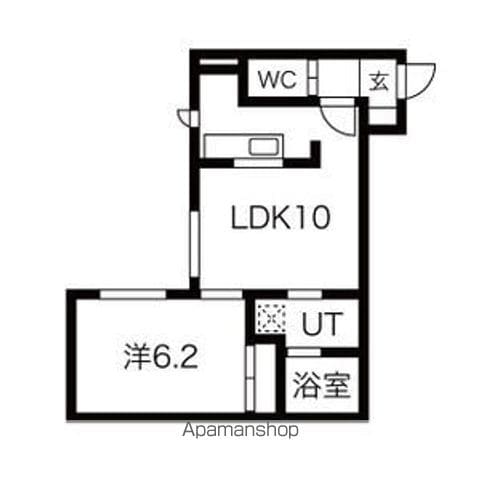 グローリア南10条の間取り写真
