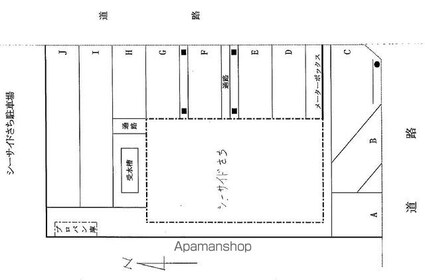 プレゼンス浜の宮[1DK/30.47m2]の配置図