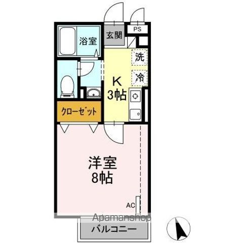 アムール大倉山 B棟の間取り写真