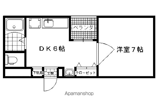 GARNET RESIDENCE下鴨の間取り写真
