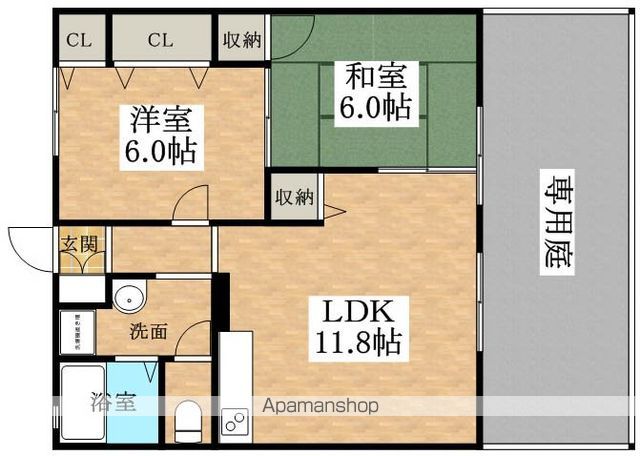 コンフォールの間取り写真
