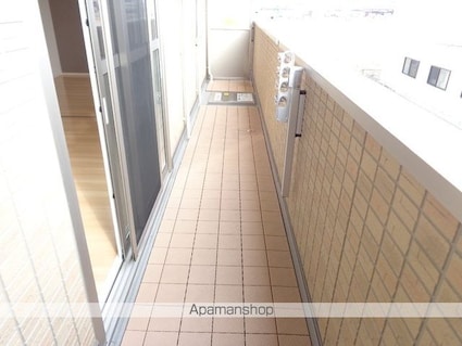 キャルル　Ｂ棟[1LDK/40.04m2]のバルコニー