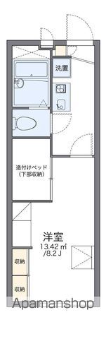 レオパレスメルベーユシャトーの間取り