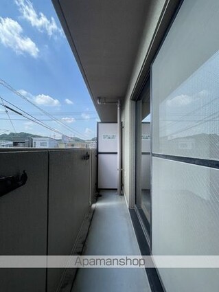 岡山県岡山市北区下伊福１丁目[1K/21.85m2]のバルコニー
