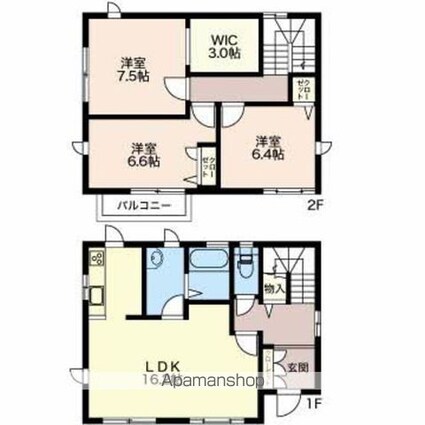 ＫＯＨＹＡ[3LDK/95.7m2]の間取図
