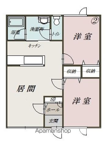 豊岡DR.1ー6の間取り写真