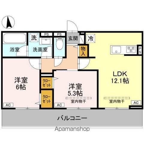 DーGRAN矢中町の間取り写真