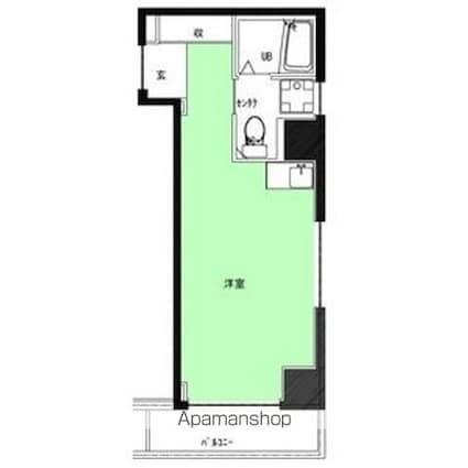 ドール丸の内[1K/21.15m2]の間取図