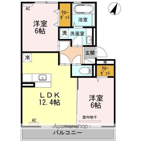 日豊本線 中津駅 徒歩40分 3階建 築12年の間取り写真