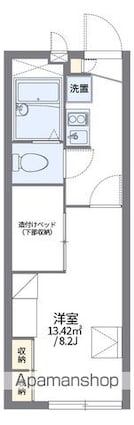 レオパレスリファインド[1K/22.35m2]の間取図