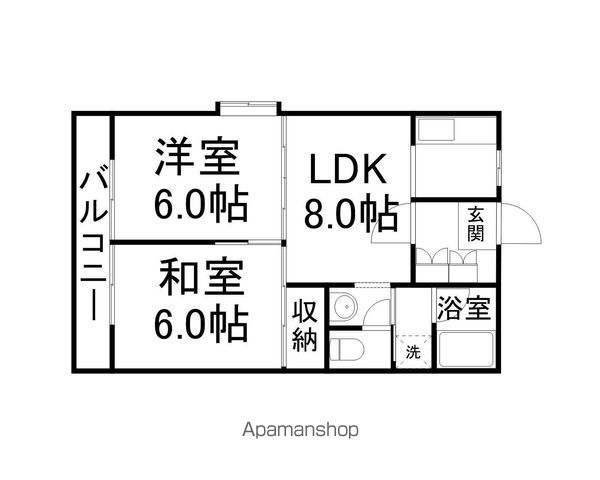 ピースワンの間取り写真