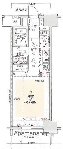 セレッソコート新大阪の間取り写真