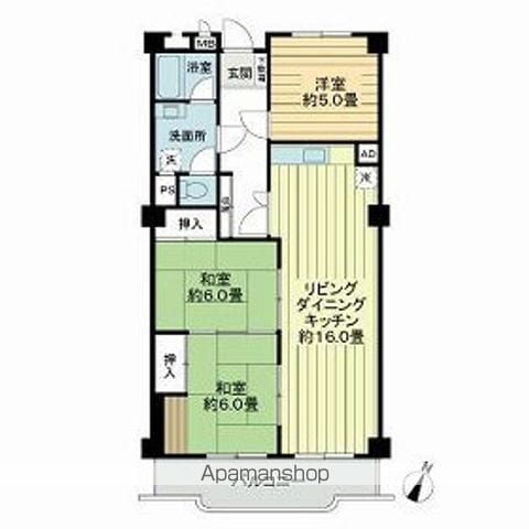 ボーン平尾の間取り写真