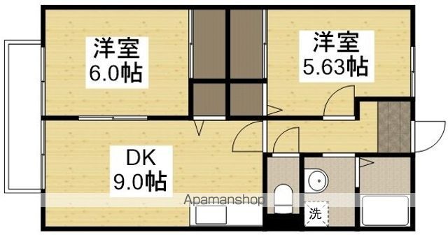 パストラル藤田A棟の間取り写真
