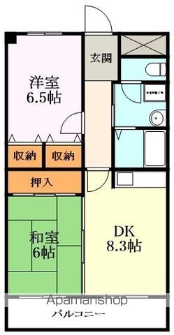ラポート曽谷の間取り写真