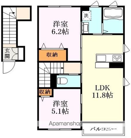 テラパークス 壱番館の間取り写真