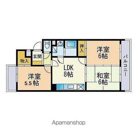 エメラルドマンション姪浜IIの間取り写真